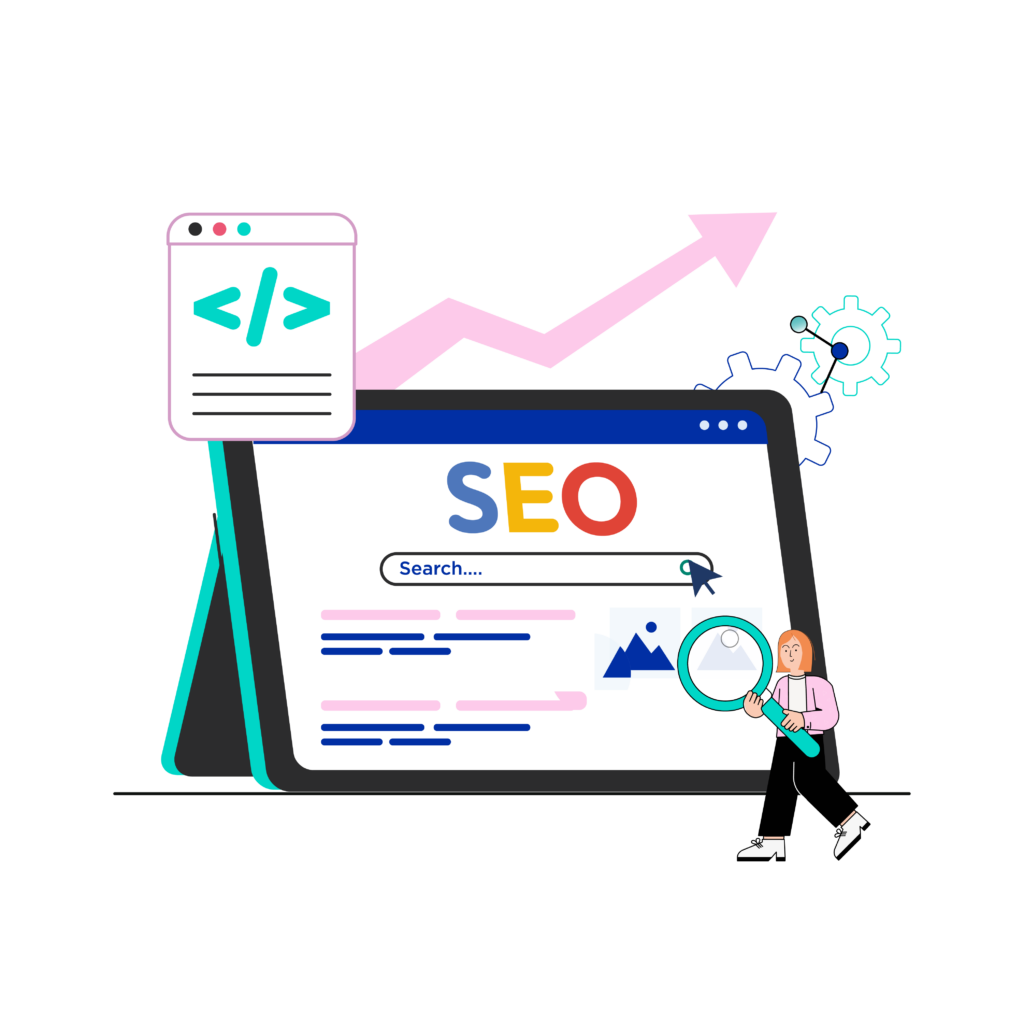 visuel pour illustrer le SEO