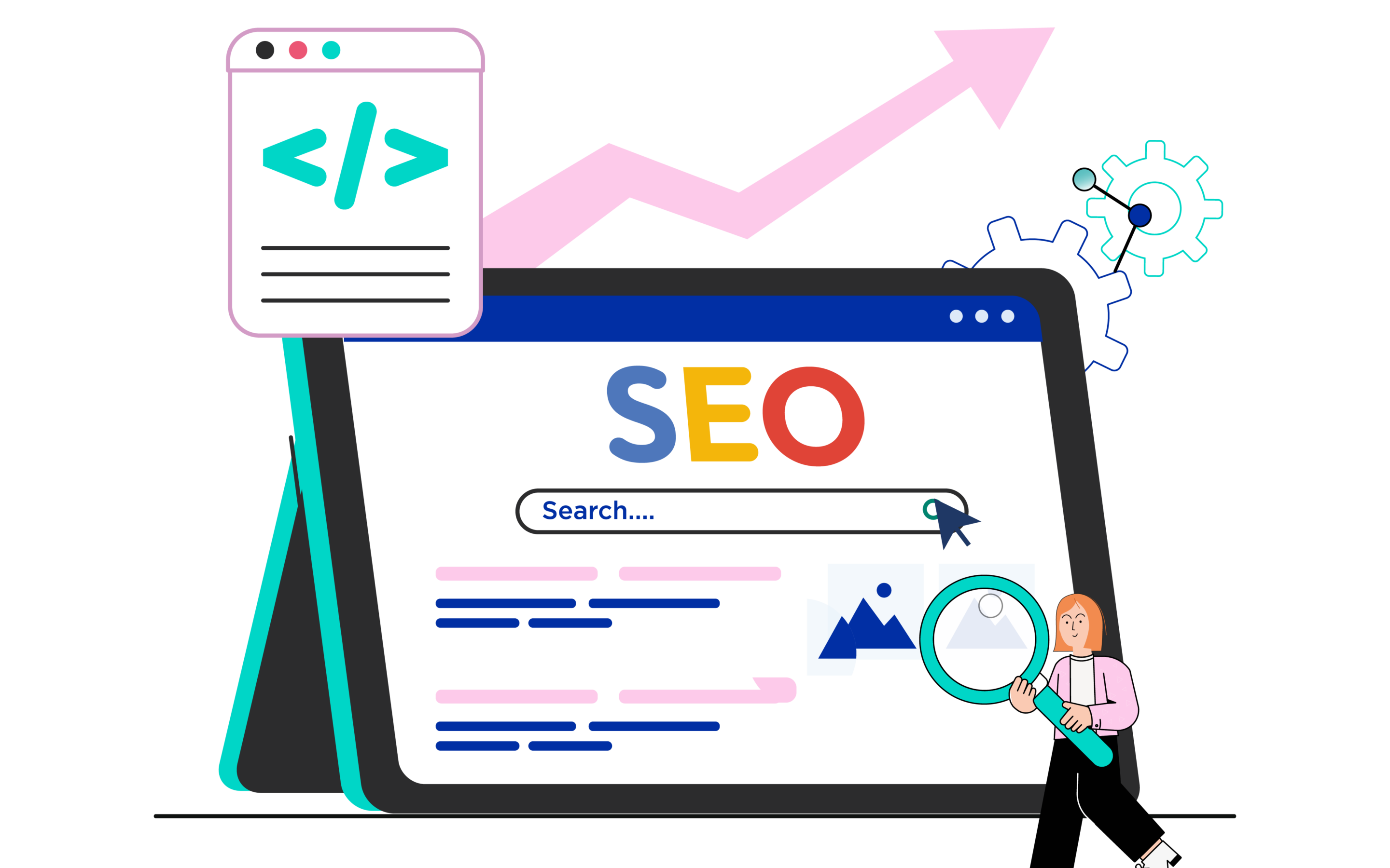 visuel pour illustrer le SEO