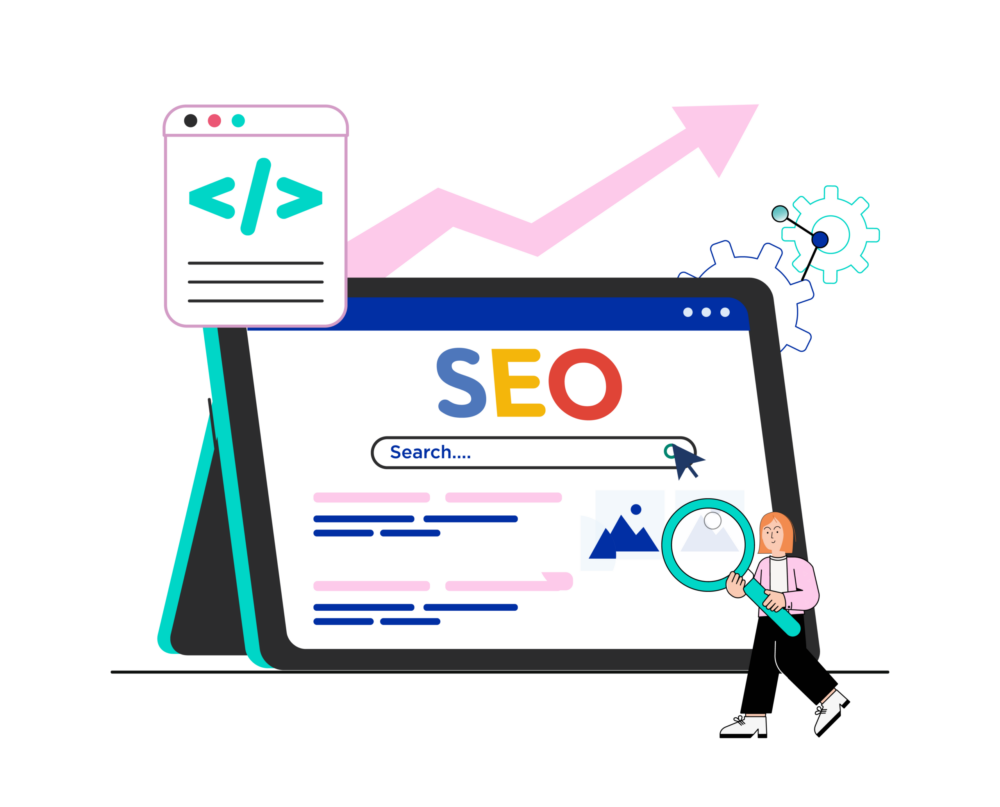 visuel pour illustrer le SEO