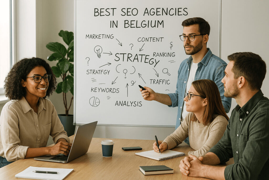 Brainstorming sur les meilleures agences SEO en Belgique