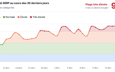 Google remet le couvert : Grosse volatilité dans les SERPs en ce début février 2026