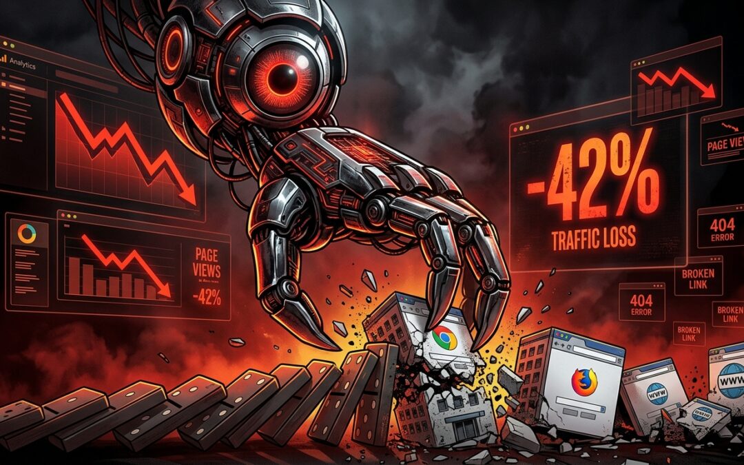 Moins de traffic a cause de google