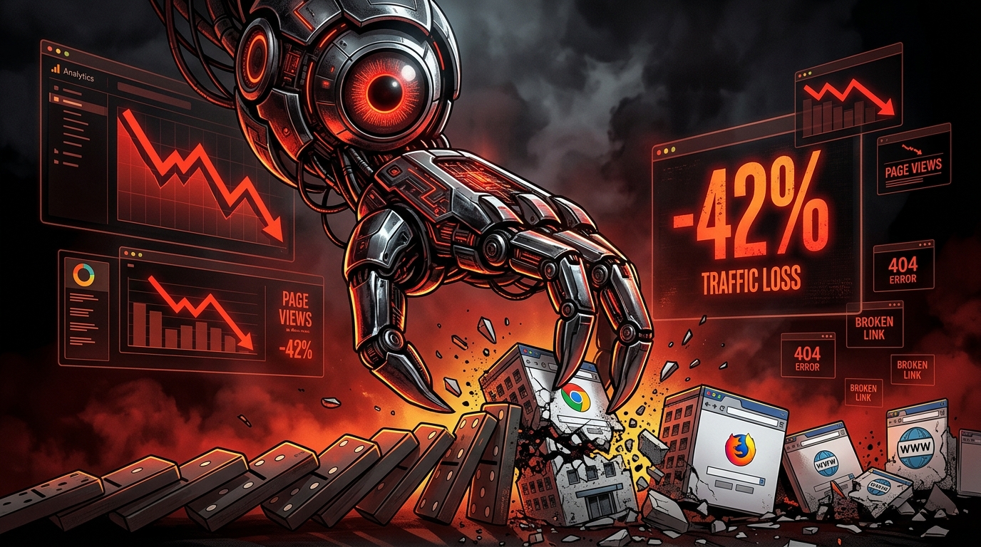 Moins de traffic a cause de google